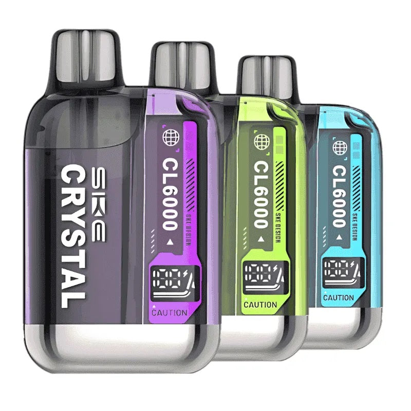 SKE Crystal CL6000 Vape Kit | 2 x 20 | FREE UK Delivery! Vape Hound Ltd SKE Crystal CL6000 Vape Kit | 2 x 20 | FREE UK Delivery! Vape Hound Ltd
