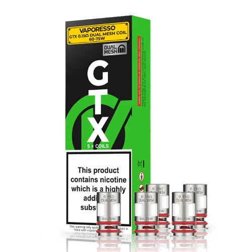 Vaporesso GTX Replacement Coils 5 Pack | 11 | FREE UK Delivery! Vape Hound Ltd Vaporesso GTX Replacement Coils 5 Pack | 11 | FREE UK Delivery! Vape Hound Ltd
