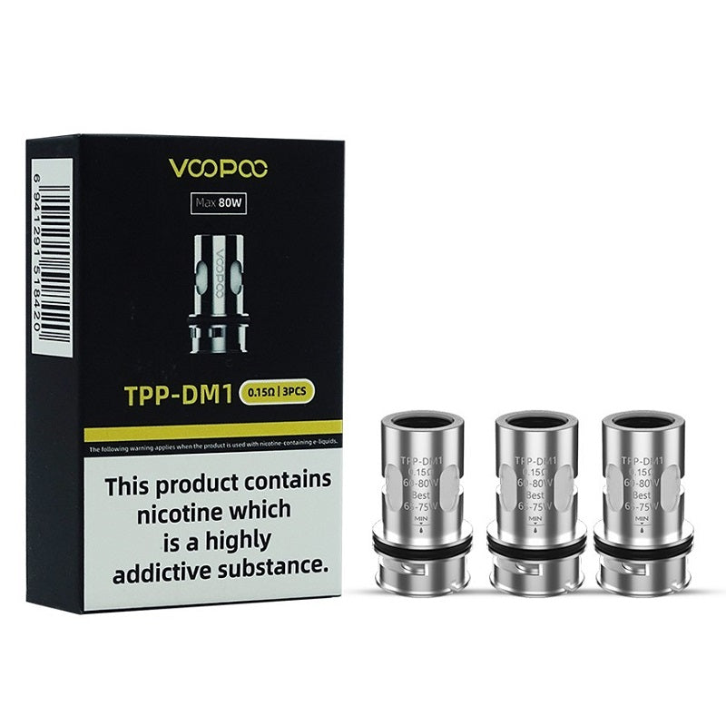 Dm Coil Voopoo TPP Replacement Coils 3 Pack | Vape Pod System Apvs Coil Compatibility Australia Dm Coil Voopoo TPP Replacement Coils 3 Pack | Vape Pod System Apvs Coil Compatibility Australia